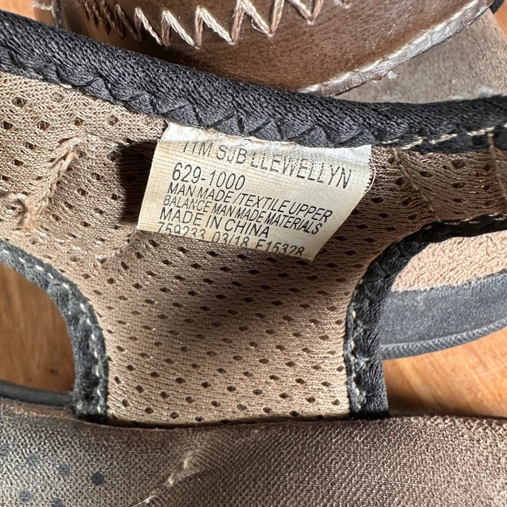 St. John's Bay Llewellyn Sandals Mens 11 Brown Good Memory Foam Strappy Sport